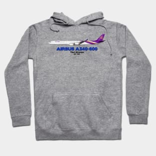 Airbus A340-600 - Thai Airways Hoodie